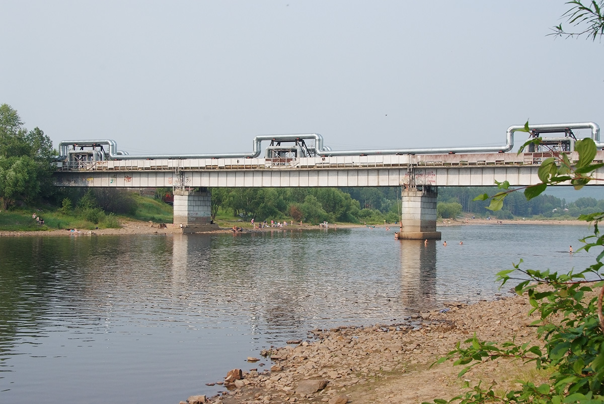 Технологический мост через р. Тында - кратчайший путь от вокзала до центра города