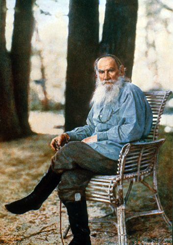 Цветной портрет Л.Н. Толстого